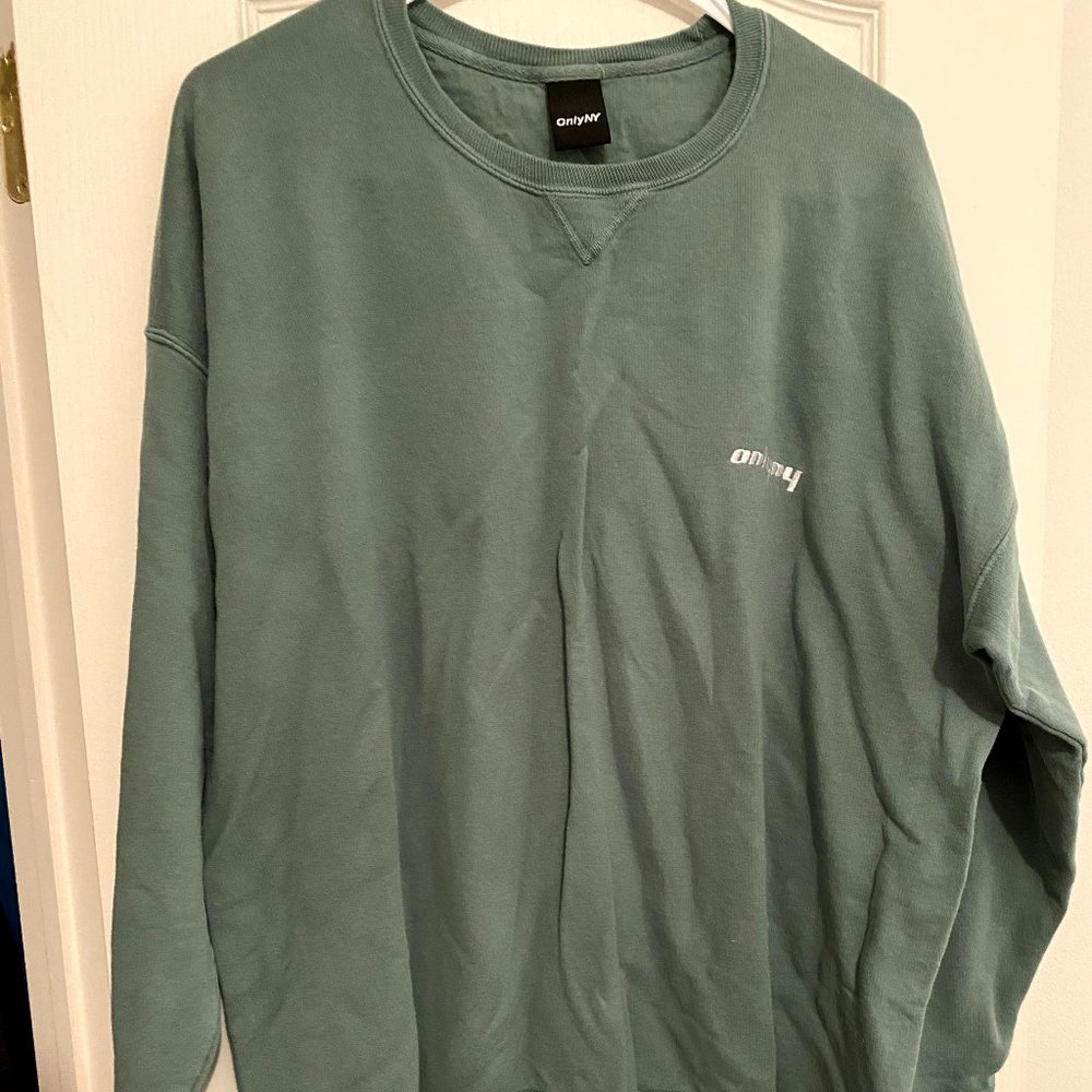 OnlyNY Crewneck Sweater Green XL
